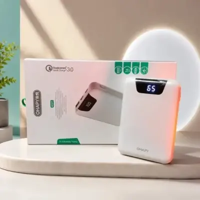 10,000mAh Power Bank built fo travel, work and daily use.