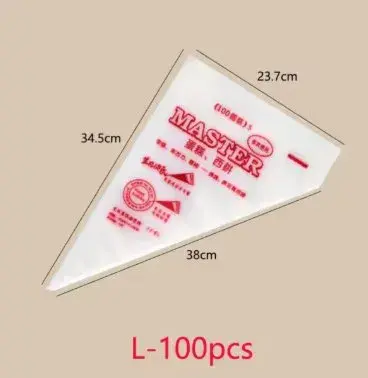 100pcs Icing bags (Large)