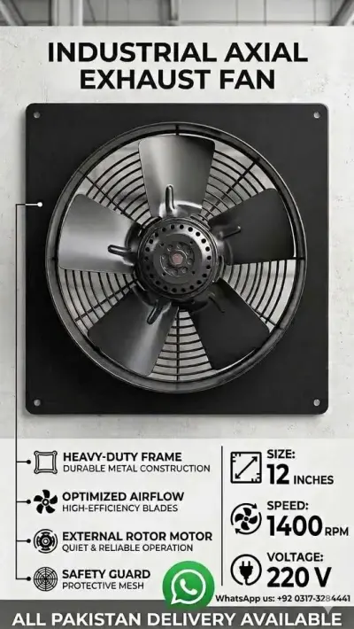 12inches Exhaust Fan for Sale in Saddar, Karachi