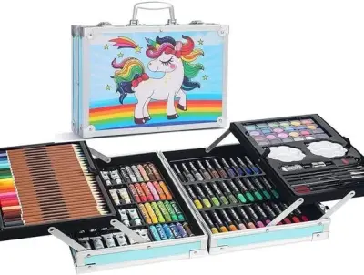 🎨 145 PCS Briefcase Color Kit – Unleash Your Child's Creativity! 🌈 For Sale in Clifton | Karachi Ads