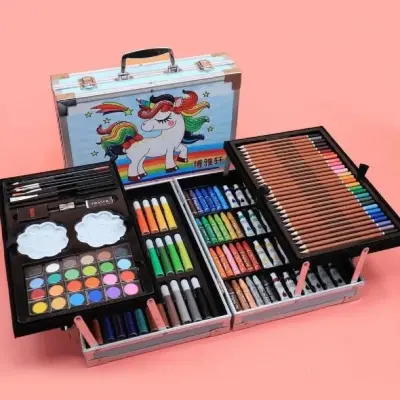 🎨 145 PCS Briefcase Color Kit – Unleash Your Child's Creativity! 🌈 For Sale in Clifton | Karachi Ads - photo 2
