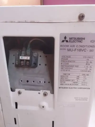 1.5 ton AC of MITSUBISHI SLIM For Sale in Gulshan-e-Iqbal, Karachi - photo 3