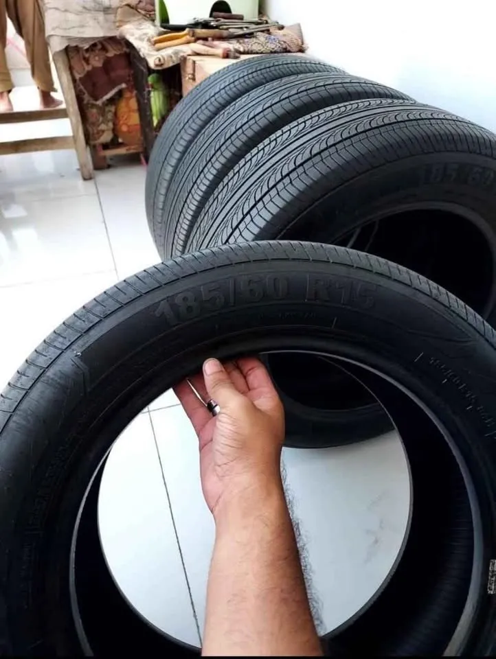185 60 R15 4 tyre good condition For Sale in Baloch Colony | Karachi Ads - photo 2