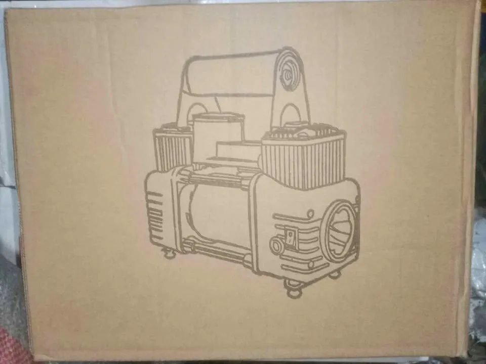 2 cylinder Air compressor 12v Double Air compressor camel brand Car inflator china 12v - photo 1