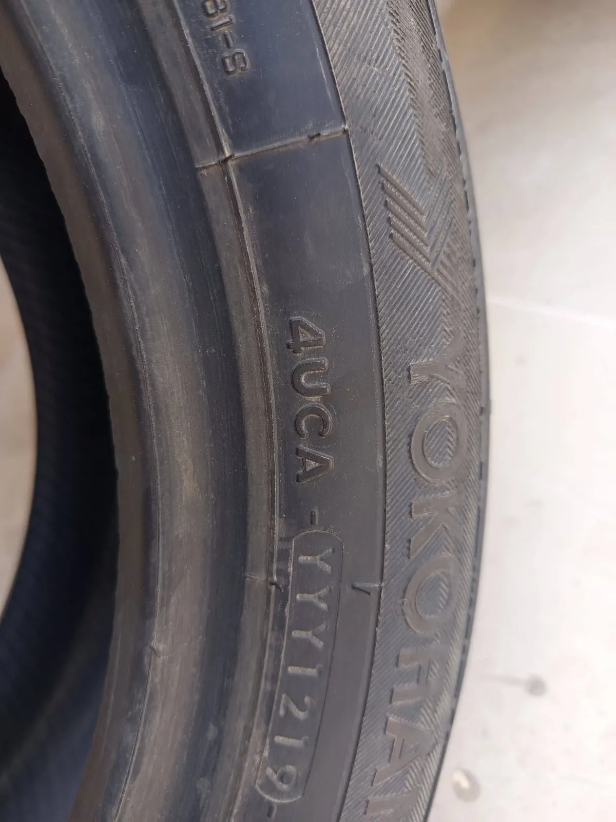 2 x Suzuki Swift Yokohama serviceable tyres available For Sale in Model Colony | Karachi Ads - photo 1