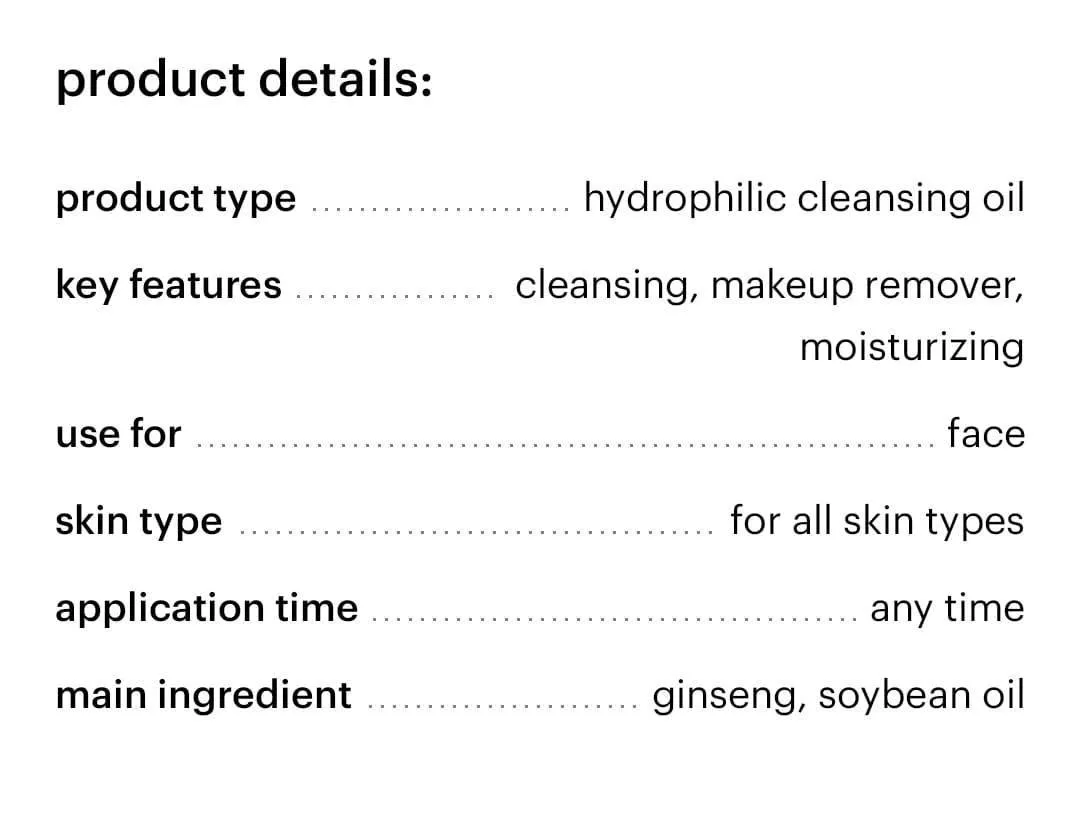 210ml Korean cleansing oil For Sale in Gulistan-e-Jauhar | Karachi Ads - photo 4
