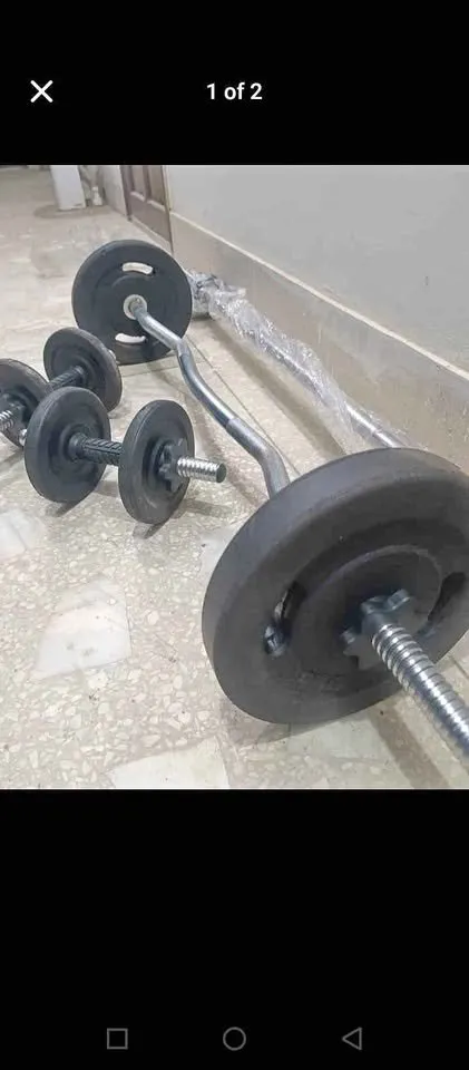 24kg rubber coated plats For Sale in Gulshan-e-Iqbal | Karachi Ads - photo 1