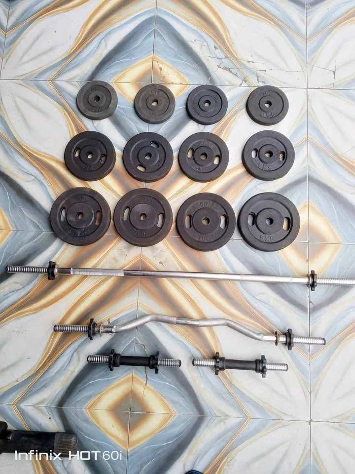 24kg rubber coated plats For Sale in Gulshan-e-Iqbal | Karachi Ads - photo 2