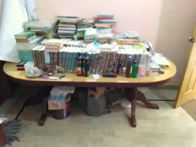 6 Seater Wooden Dining / Study ‎Table For Sale in North Karachi, Karachi - photo 3
