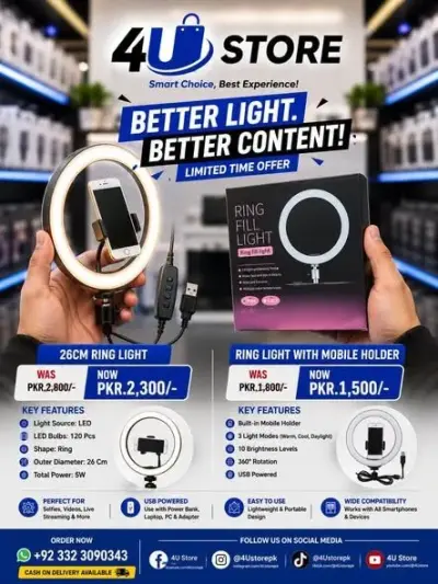 26CM Ring Light