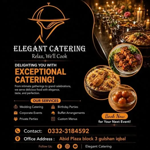 Elegant Catering – Relax, We’ll Cook!