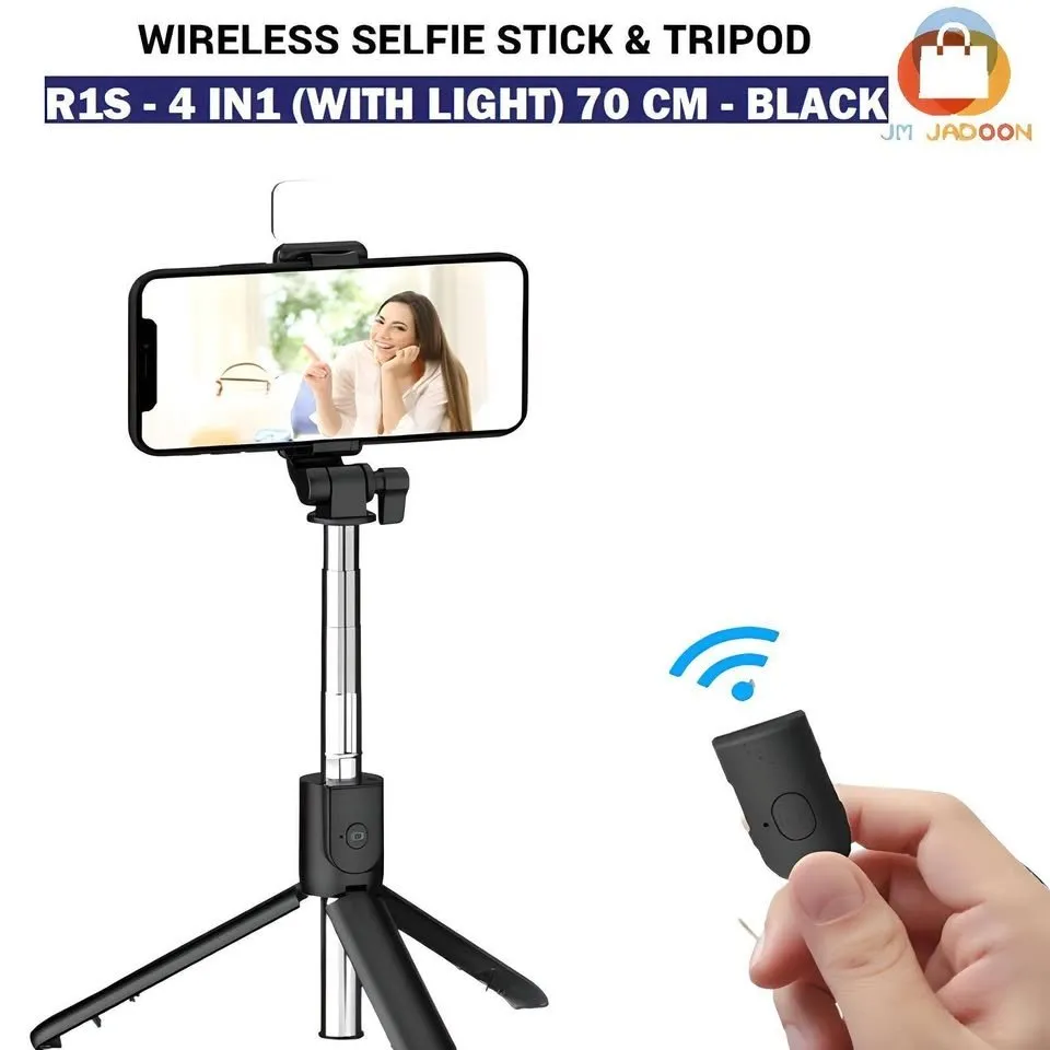 4-in-1 Bluetooth Selfie Stick - For Sale in Gulistan-e-Jauhar, Karachi - photo 5