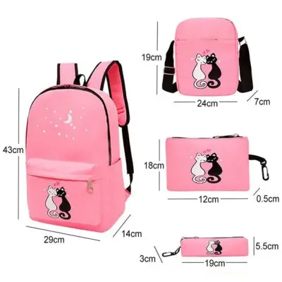 4-Piece School Bag Set For Sale in Shahra-e-Faisal | Karachi Ads