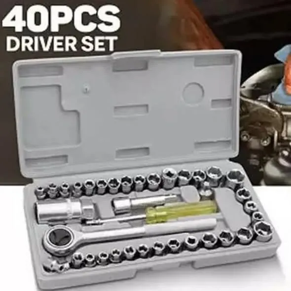 🔧 40PCS AIWA Socket Wrench Set – Complete Repair Tool Kit 🔧 - photo 1
