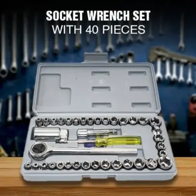 🔧 40PCS AIWA Socket Wrench Set – Complete Repair Tool Kit 🔧 - photo 2
