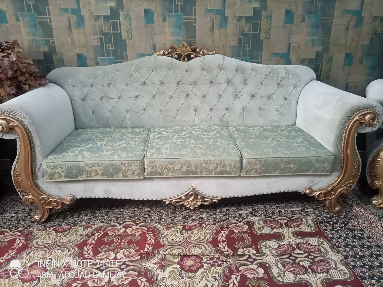 5 seater sofas...velvet fabric - photo 4