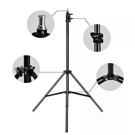 5 Feet Tripod Stand Ring Light Holder - photo 1