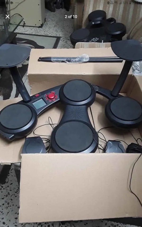 Kid's Digital Drums With All Accessories, sticks , foot Switch etc - photo 2