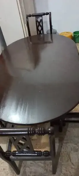 WOODEN DINING TABLE For Sale in Nazimabad | Karachi Ads - photo 2
