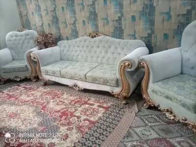 5 seater sofas...velvet fabric