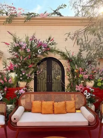 A beautiful beginning, wrapped in vibrant blooms and timeless elegance. - photo 3
