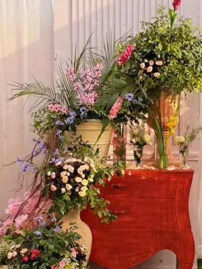A beautiful beginning, wrapped in vibrant blooms and timeless elegance. - photo 5
