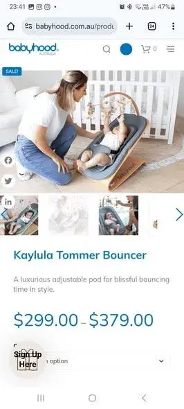 A luxurious Baby  pod / Baby bouncer - photo 2