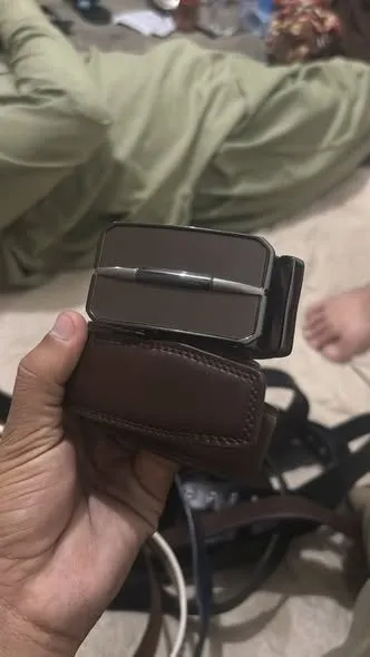A unique piece of imported leather belt - photo 2