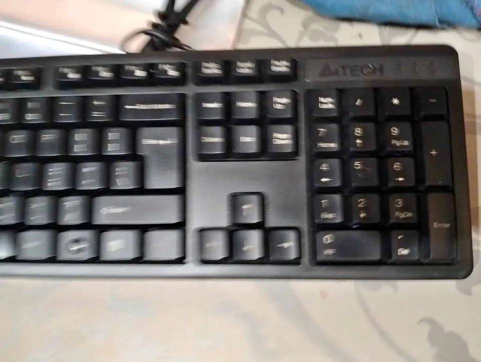 A4 Tech / Dell / HP / Lenovo Branded Slim Keyboard For Sale in New Karachi, Karachi - photo 1