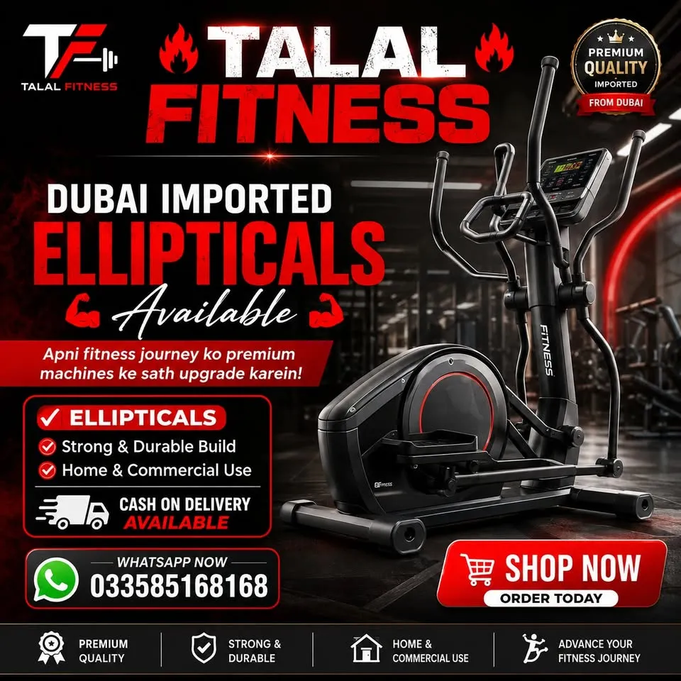 Imported ellipticals and Fitness Equipment For Sale in Rashid Minhas Road, Karachi - photo 2