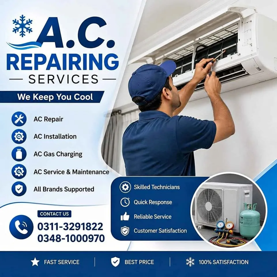 A.C. REPAIRING SERVICES in Gulistan-e-Jauhar | Karachi Ads - photo 1