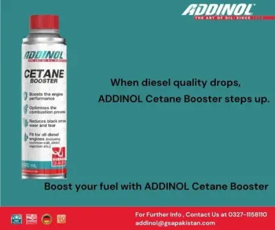 ADDINOL Cetane Booster 300ml – Diesel Fuel Additive For Sale in Gulistan-e-Jauhar | Karachi Ads