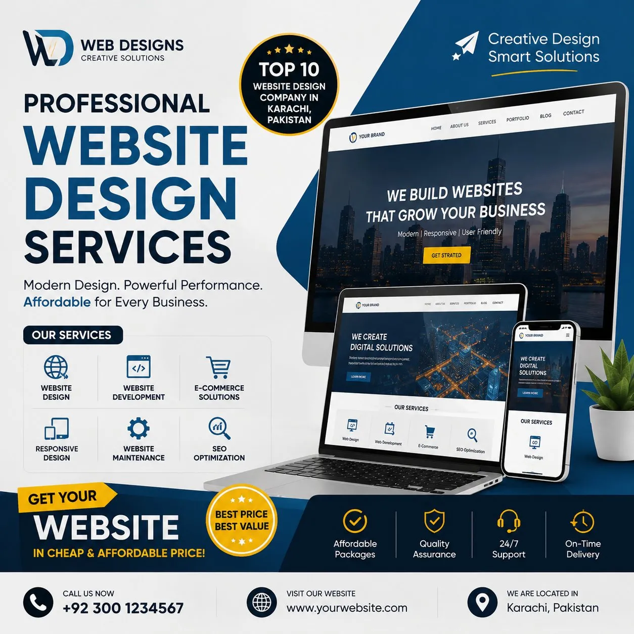 Affordable Website Design Company | Professional Web Development Services in Gulistan-e-Jauhar | Karachi Ads - photo 1