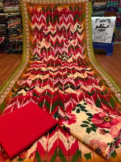 alkaram classic lawn 3 piece For Sale in Gulistan-e-Jauhar | Karachi Ads