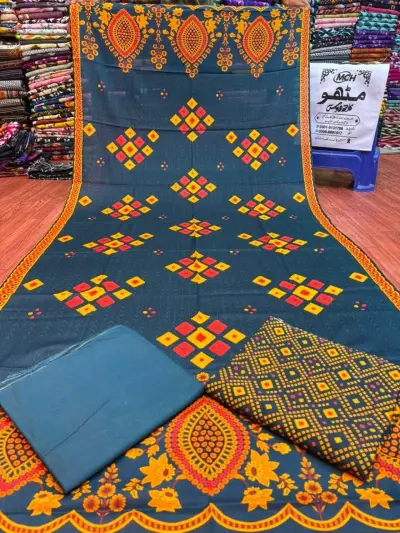 alkaram classic lawn 3 piece For Sale in Gulistan-e-Jauhar | Karachi Ads - photo 3