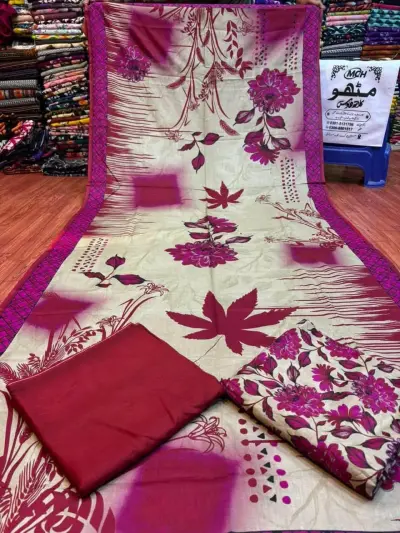 alkaram classic lawn 3 piece For Sale in Gulistan-e-Jauhar | Karachi Ads - photo 4