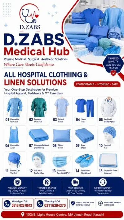ALL HOSPITAL CLOTHING & LINEN SOLUTIONS AVAILABLE