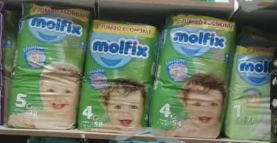 All range of baby diapers