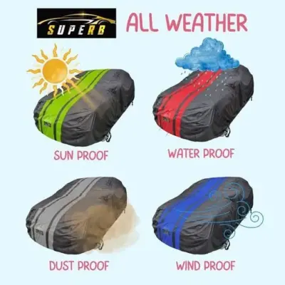 All Weather Waterproof Car Body Cover – Sun, Dust & Wind Protection | For Sale in Gulistan-e-Jauhar | Karachi Ads