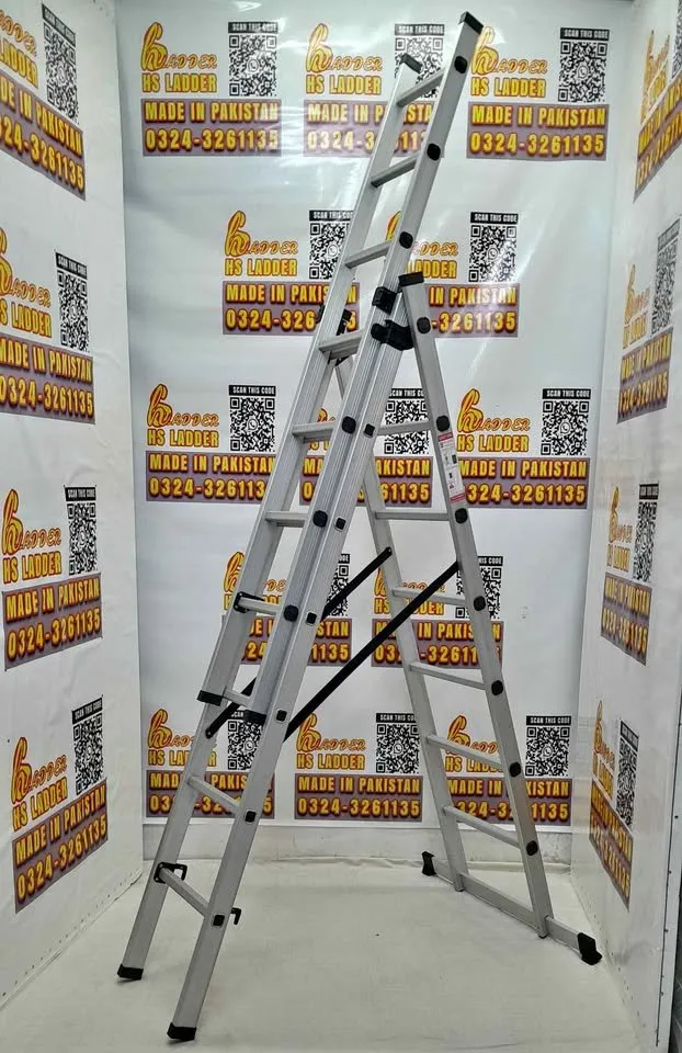 Almunium 3 way Combination Ladder Staris seeri folding Ladder - photo 1