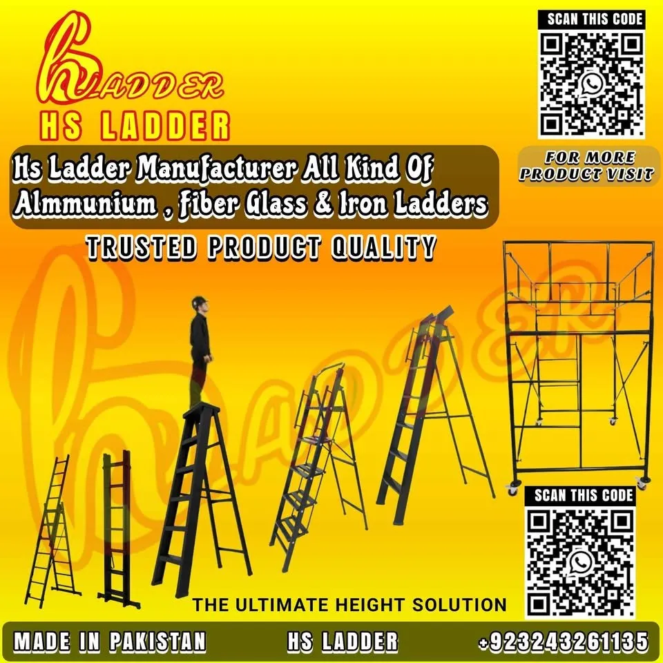 Almunium 3 way Combination Ladder Staris seeri folding Ladder - photo 2