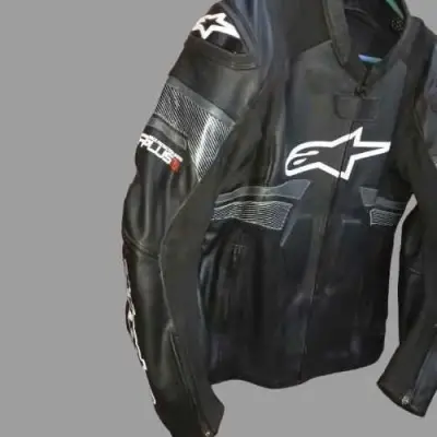 Alpine Stars Leather Jacket For Sale in Gulistan-e-Jauhar | Karachi Ads - photo 3