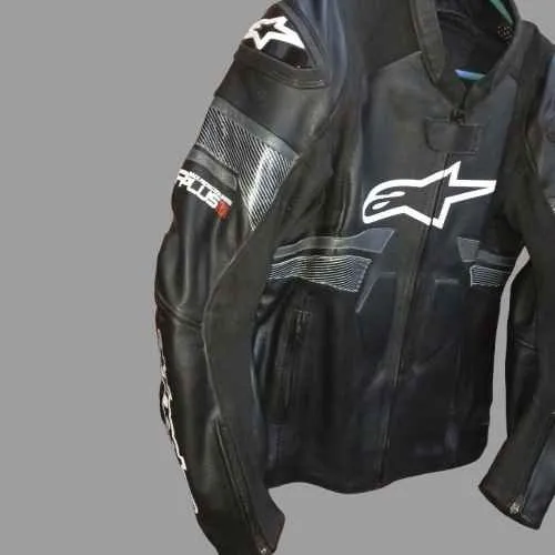 Alpine Stars Leather Jacket For Sale in Gulistan-e-Jauhar | Karachi Ads - photo 3