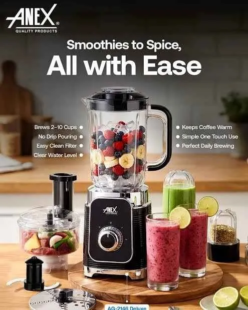ANEX Professional Food Processor Machine for Sale in Saddar, Karachi - photo 2