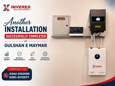 Another Successful Solar Installation Completed at Gulshan-e-Maymar!⚡