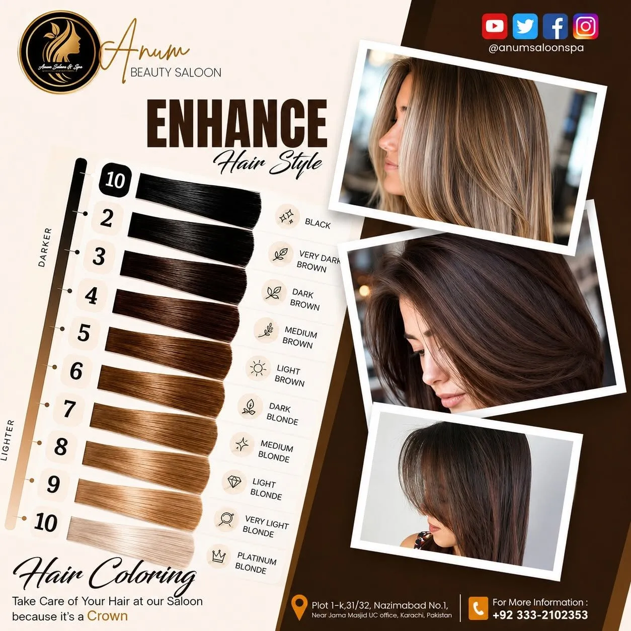 Anum Beauty Saloon & Spa, enjoy premium hair services in Gulistan-e-Jauhar | Karachi Ads - photo 2