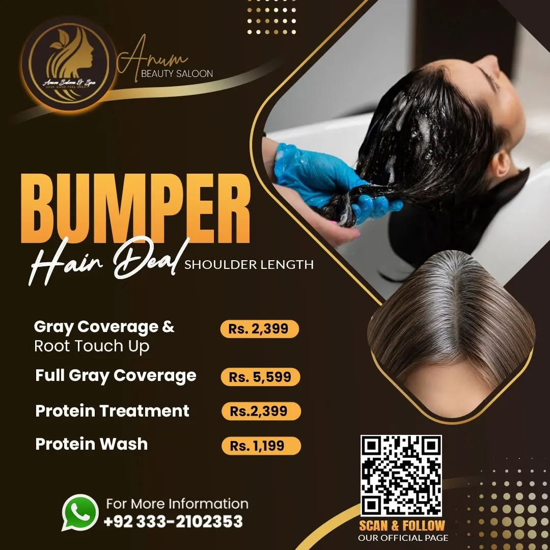 Anum Beauty Saloon & Spa, enjoy premium hair services in Gulistan-e-Jauhar | Karachi Ads - photo 4
