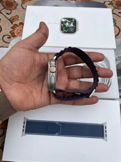 🔥 Apple Watch Ultra 3 – Natural Titanium 🔥 For Sale in Gulistan-e-Jauhar | Karachi Ads - photo 2