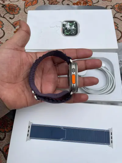 🔥 Apple Watch Ultra 3 – Natural Titanium 🔥 For Sale in Gulistan-e-Jauhar | Karachi Ads - photo 3