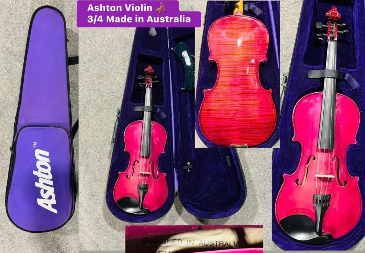 Ashton violin 3/4 Made in Australia - photo 9